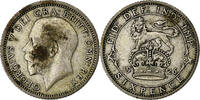 Grande-Bretagne 6 Pence George V, Argent, KM:815a.2 -