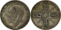 Grande-Bretagne Florin, Two Shillings George V, Argent, KM:817a -