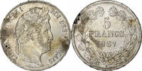 France 5 Francs Louis-Philippe, Paris, Argent, KM:749.1 -