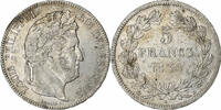 France 5 Francs Louis-Philippe, Rouen, Argent, KM:749.2 -