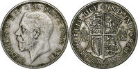 Grande-Bretagne 1/2 Crown George V, Londres, Argent, KM:835 -