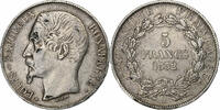 France 5 Francs Napoléon III, Paris, Argent, KM:773.1 -