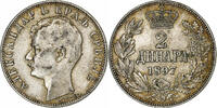 Serbie 2 Dinara Alexander I, Argent, KM:22 -