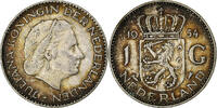 Pays-Bas Gulden Juliana, Utrecht, Argent, KM:184 -
