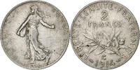 France 2 Francs Semeuse, Castelsarrasin, Argent, KM:845.2 -