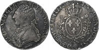 France Ecu Louis XVI, Écu aux branches d'olivier, Perpignan, Argent -