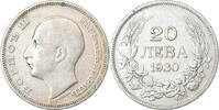 Bulgarie 20 Leva Budapest, Argent, KM:41 -