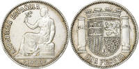 Espagne Peseta Madrid, Argent, KM:750 -
