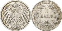 Allemagne Mark Wilhelm II, Karlsruhe, Argent, KM:14 -