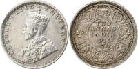 Inde 2 Annas George V, Bombay, Argent, KM:515 -