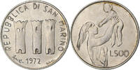 Saint-Marin 500 Lire Argent, KM:21 -