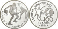 France 100 Francs Paris, Argent, KM:991 -