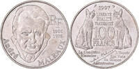 France 100 Francs André Malraux, Argent, KM:1188 -