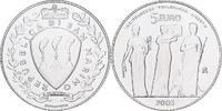Saint-Marin 5 Euro Rome, Argent, KM:452 -