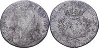 France 1/5 Écu aux branches d'olivier Louis XV, Besançon, Argent -