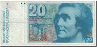 Suisse 20 Franken Billet, Undated, KM:55c -