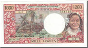 Tahiti 1000 Francs Billet, Undated, KM:27b -