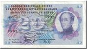 Suisse 20 Franken Billet, 1972-01-24, KM:46t -
