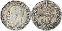 Grande-Bretagne 3 Pence Monnaie, George V, Argent, KM:813 -
