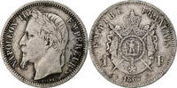 France Franc Napoleon III, Bordeaux, Argent, Gadoury:463, KM:806.3 -