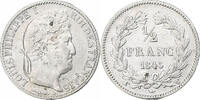 France 1/2 Franc Louis-Philippe, Lille, Argent, Gadoury:408 -