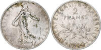 France 2 Francs Semeuse, Paris, Argent, KM:845.1 -