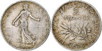 France 2 Francs Semeuse, Paris, Argent, Gadoury:532, KM:845.1 -