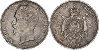 France 5 Francs Napoléon III, Lyon, Argent, Gadoury:734, KM:782.3 -