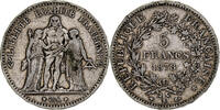 France 5 Francs Hercule, Bordeaux, Argent, Gadoury:745a, KM:820.2 -