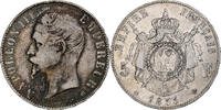 France 5 Francs Napoléon III, Strasbourg, Argent, Gadoury:734 -