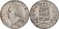 France 5 Francs Louis XVIII, Lille, Argent, Gadoury:614, KM:711.13 -