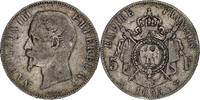 France 5 Francs Napoléon III, Paris, Argent, Gadoury:734, KM:782.1 -
