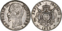 France 5 Francs Napoléon III, Paris, Argent, Gadoury:734, KM:782.1 -
