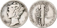 États-Unis Dime Mercury Dime, Philadelphie, Argent, KM:140 -