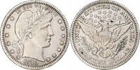 États-Unis Quarter Barber, Philadelphie, Argent -