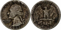 États-Unis Quarter Washington Quarter, Philadelphie, Argent, KM:164 -