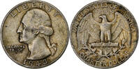 États-Unis Quarter Washington Quarter, Philadelphie, Argent, TB, KM:164 -