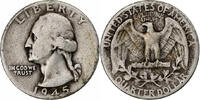 États-Unis Quarter Washington Quarter, Philadelphie, Argent, KM:164 -