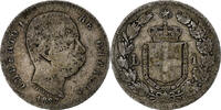 Italie Lira Umberto I, Milan, Argent, KM:24.2 -