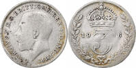 Grande-Bretagne 3 Pence George V, Argent, KM:813 -
