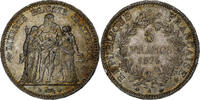 France 5 Francs Hercule, Paris, Argent, Gadoury:745a, KM:820.1 -