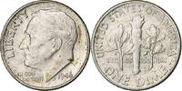 États-Unis Dime Roosevelt Dime, Philadelphie, Argent, KM:195 -