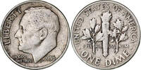 États-Unis Dime Roosevelt Dime, Philadelphie, Argent, KM:195 -