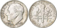 États-Unis Dime Roosevelt Dime, Philadelphie, Argent, KM:195 -