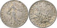 France 50 Centimes Semeuse, Paris, Argent, Gadoury:420, KM:854 -