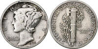 États-Unis Dime Mercury, Philadelphie, Argent -