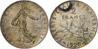 France 2 Francs Semeuse, Paris, Argent, Gadoury:532, KM:845.1 -