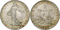 France 2 Francs Semeuse, Paris, Argent, Gadoury:532, KM:845.1 -