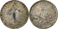 France 50 Centimes Semeuse, Paris, Argent, Gadoury:420, KM:854 -
