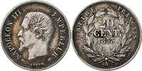 France 20 Centimes Napoléon III, Paris, Argent, Gadoury:305 -